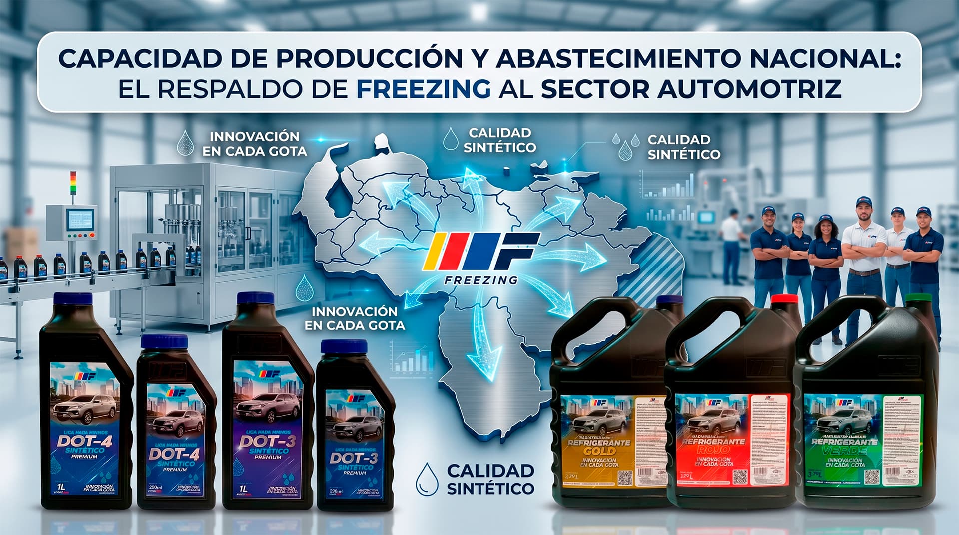 Abastecimiento de Refrigerantes al Mayor en Venezuela